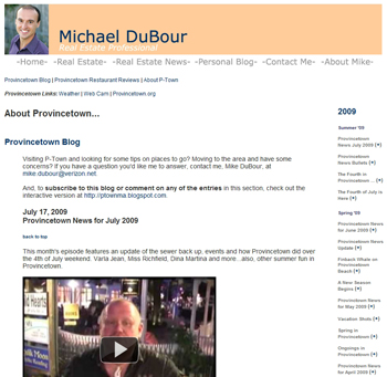 Mike DuBour: Provincetown Blog